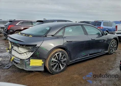 2023 Lucid Motors Air Pure z USA, uszkodzony, nr VIN 50EA1PFA0PA021554